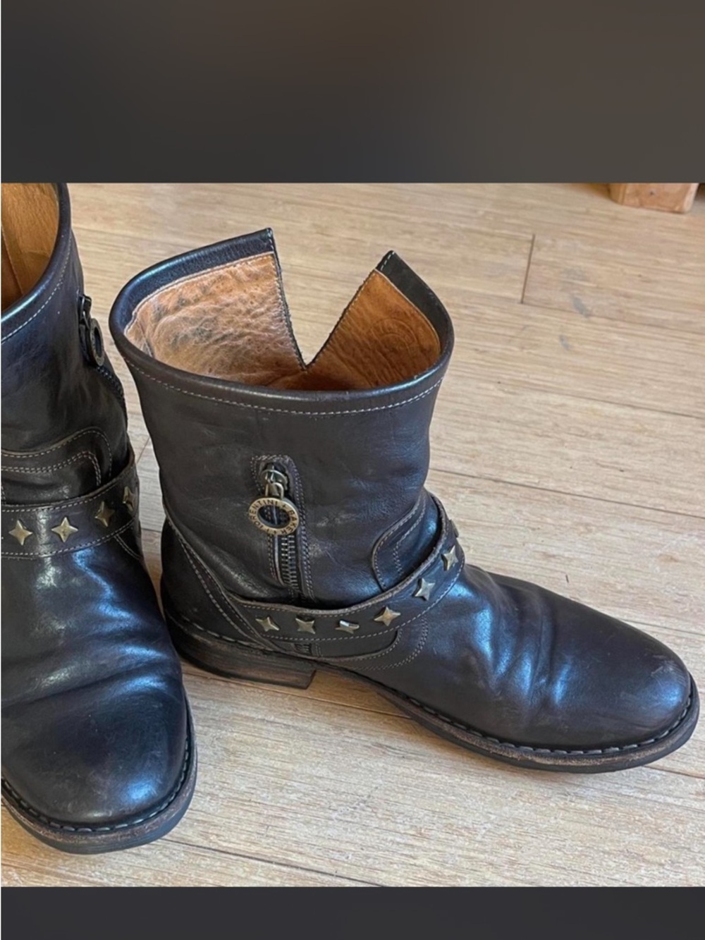 Florentini+Baker Brown Leather Boots